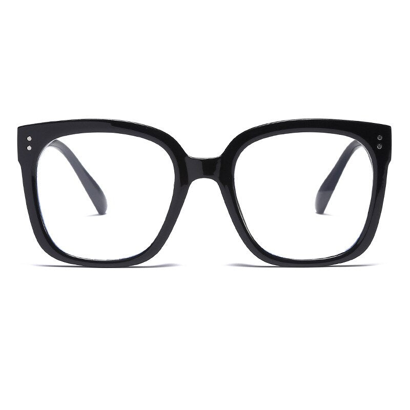 Oversized Square Eyeglasses Frames for Women Men Anti Blue Light Glasses Frame Optical Computer Eyewear - Image 9
