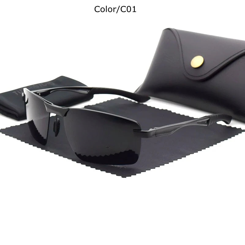 Men Polarized Sunglasses Aluminum Magnesium   Driving Glasses For Women Oculos masculino Male - Image 6