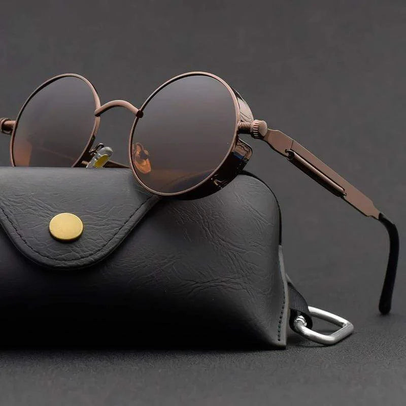 Men Polarized Classic Gothic Steampunk Sunglasses