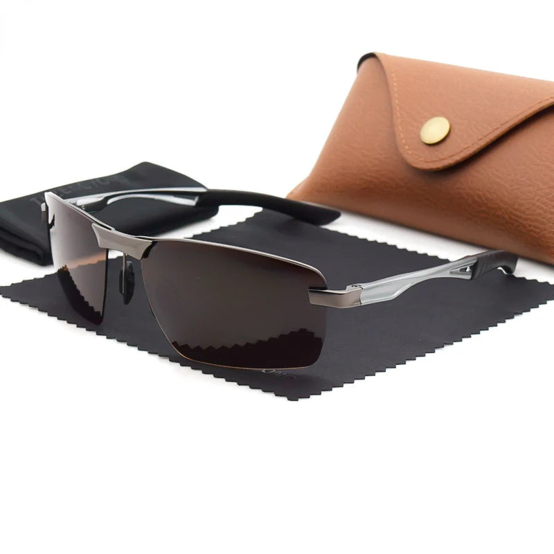 Men Polarized Sunglasses Aluminum Magnesium   Driving Glasses For Women Oculos masculino Male - Image 5