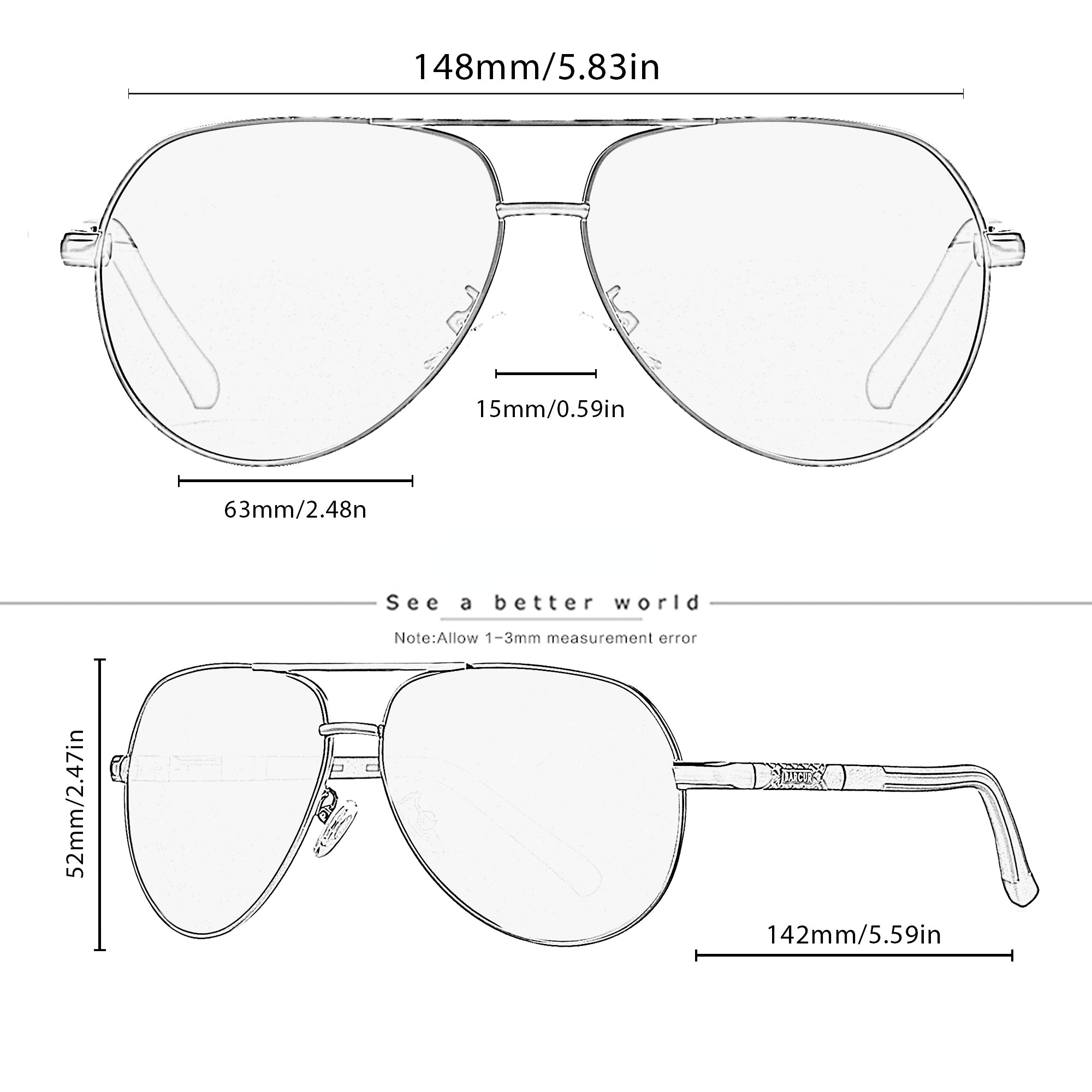 Polarized Sunglasses for Men Women Gradient Lens Sun Glasses Classic Eyewear Accessory Oculos - Image 3