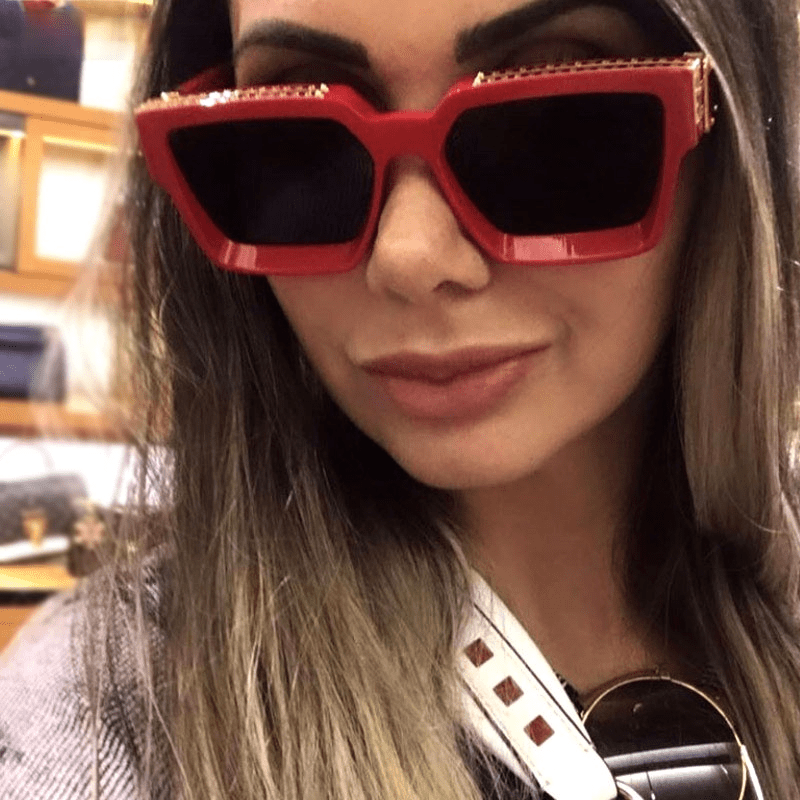 Square COOL Sunglasses Men Women Large Frame Glasses UV400 - Image 8